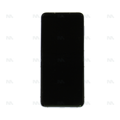 Chassis + Ecran Officiel Service Pack + Vitre pour Samsung Galaxy Z Flip4 F721B - Bleu