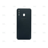 Vitre arrière pour Samsung Galaxy A30 A305F avec objectif noir OEM