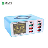 Chargeur multifonctionnel à 8 ports avec écran numérique Relife RL-304S
