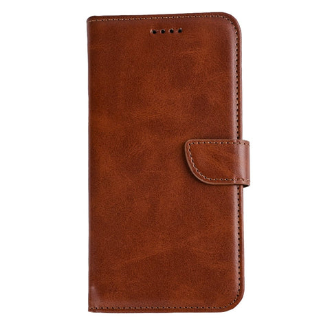 Bibliothèque Rixus pour Samsung Galaxy S25 Edge marron