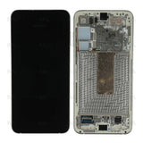 Chassis + Ecran LCD + Vitre pour Samsung Galaxy S23 Plus S916B - Cream Servicepack