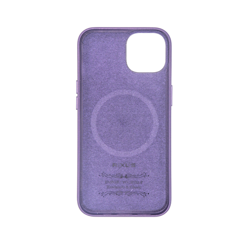 Étui Rixus Classic 02 avec MagSafe pour Apple iPhone 15 Plus violet