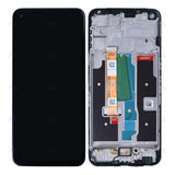 Chassis + Ecran Original OEM + Vitre pour Realme 8i (RMX3151) - Noir