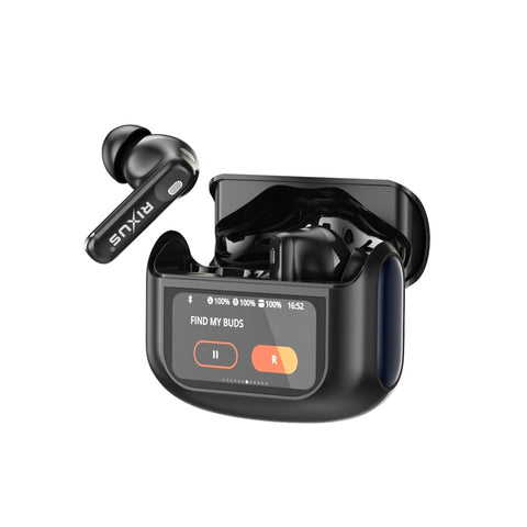 Écouteurs sans fil Rixus RXBH63B avec boîtier tactile Pro noir