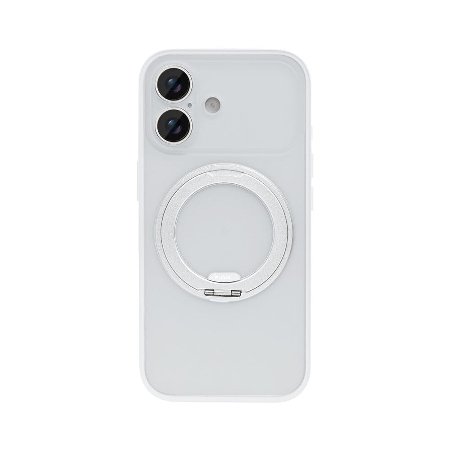 Coque Rixus SnapGrip 360 avec Anneau Support pour Apple iPhone 17 - Blanc