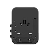 Adaptateur universel Rixus RX3425 25 W avec 3 ports USB Noir