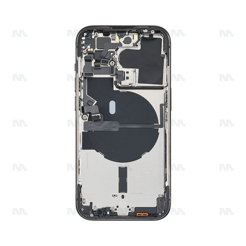 Boîtier avec petites pièces pour Apple iPhone 14 Pro Max - Noir - OEM
