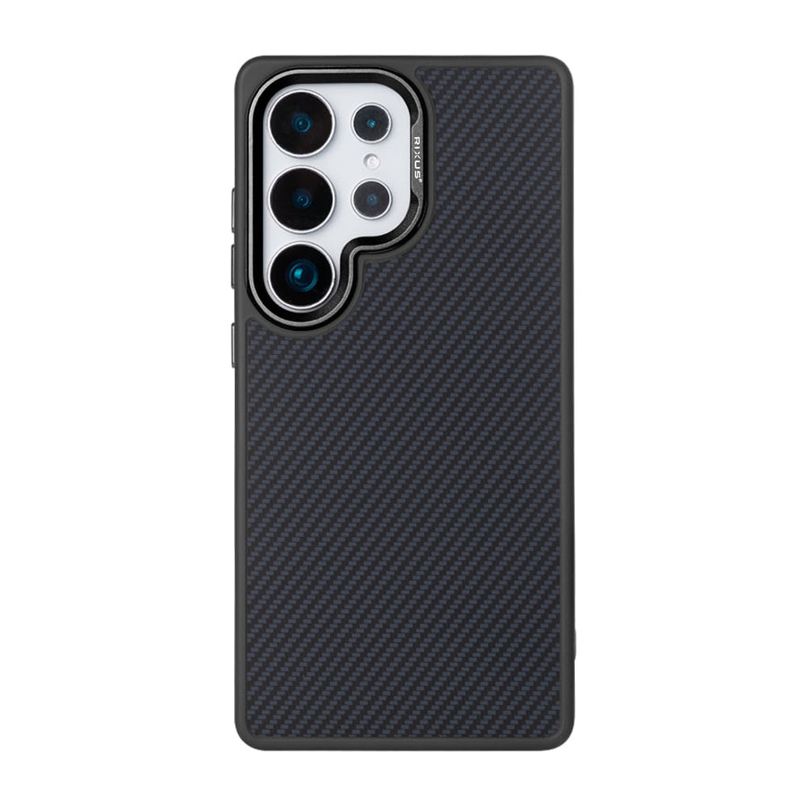 Coque Mag Carbon avec MagSafe pour Samsung Galaxy S25 Ultra – Titanium Black
