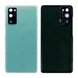 Vitre arrière pour Samsung Galaxy S20 FE G780F avec objectif Cloud Mint OEM