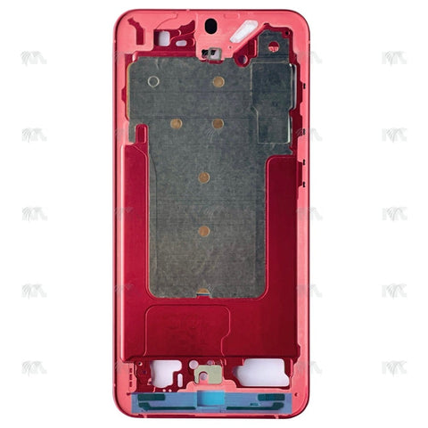 Cadre central rouge corail OEM pour Samsung Galaxy S25 Plus S936B