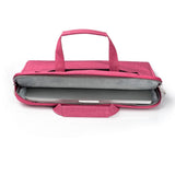 Housse pour ordinateur portable avec bandoulière 13, 14,2 pouces Rose