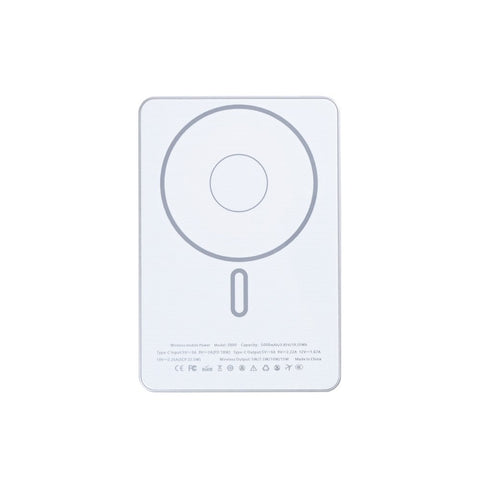 Batterie Externe Ultra-Fine Magnétique 15W 5000mAh pour Apple iPhone Séries 12