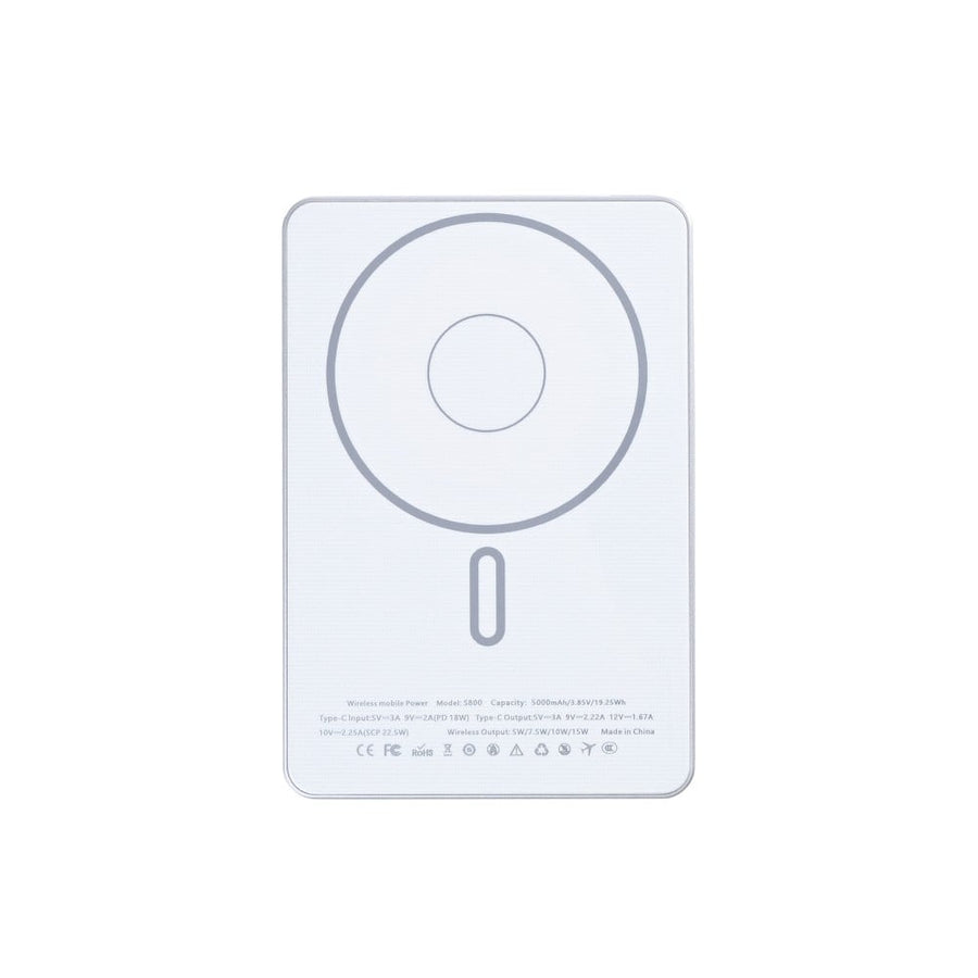 Batterie Externe Ultra-Fine Magnétique 15W 5000mAh pour Apple iPhone Séries 12