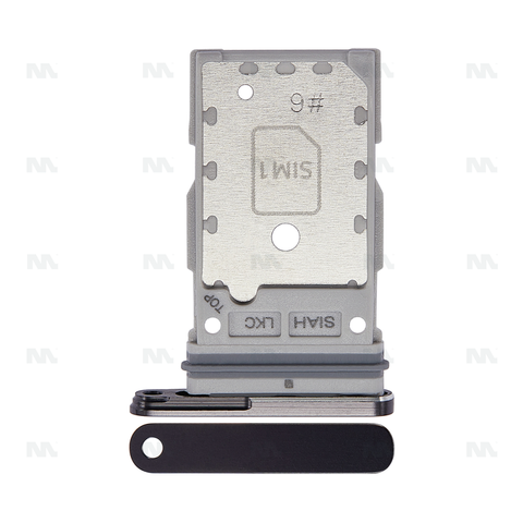 Support pour carte SIM pour Samsung Galaxy S23 Ultra S918B - Noir fantôme - OEM