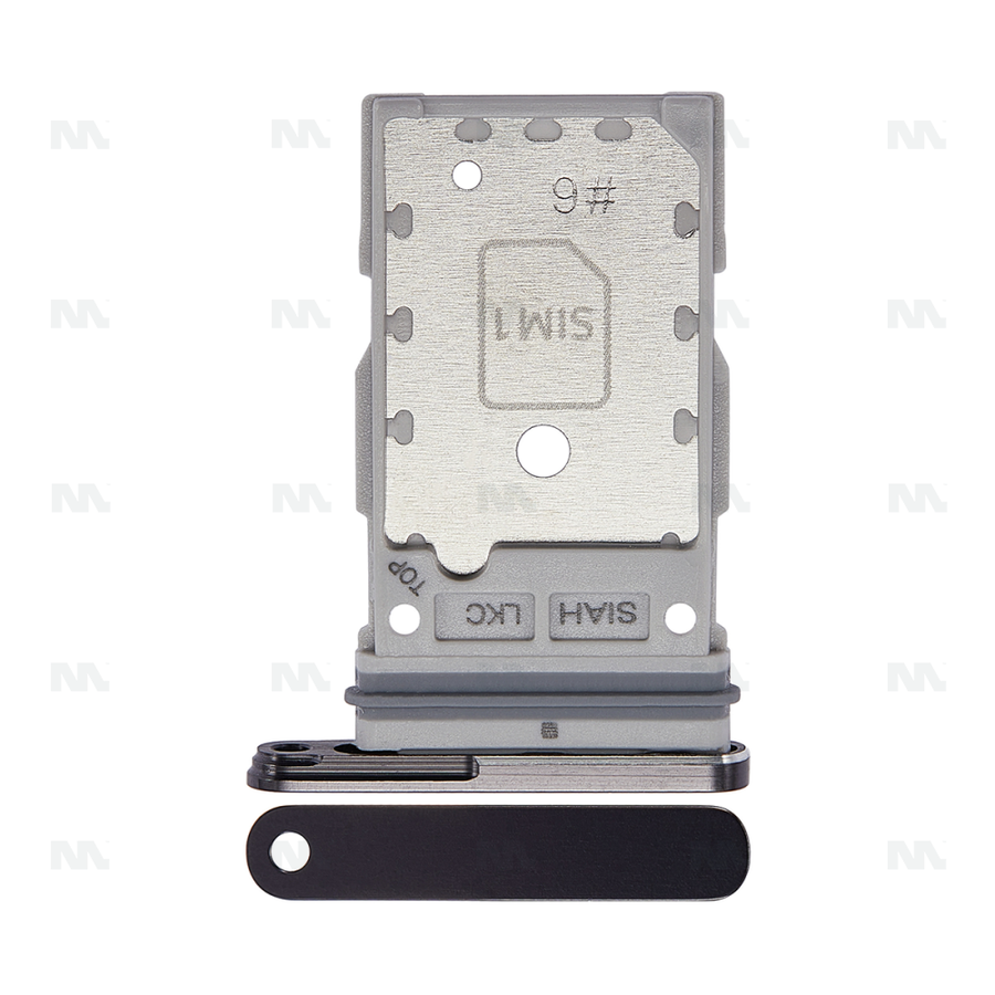 Support pour carte SIM pour Samsung Galaxy S23 Ultra S918B - Noir fantôme - OEM