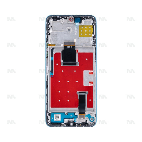 Chassis + Ecran Original OEM + Vitre pour Honor X8a / 90 Lite Cyan Lake