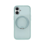 Coque Rixus SnapGrip 360 avec Anneau Support pour Apple iPhone 16 - Vert
