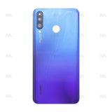 Vitre arrière avec objectif bleu paon Original pour Huawei P30 Lite, P30 Lite Nouvelle édition