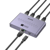 Adaptateur commutateur Ethernet 5 ports Rixus RXEA05 gris