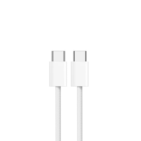 Câble de recharge rapide pour iPhone 15 Series US3002M USB-C vers USB-C 200 cm blanc