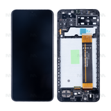 Chassis + Ecran Officiel Service Pack + Vitre pour Samsung Galaxy A13 A137F - Noir