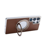 Étui Rixus MagWrap pour Samsung Galaxy S25 Ultra marron