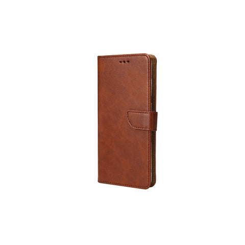 Rixus Bookcase pour Apple iPhone 15 Pro Marron
