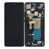 Chassis + Ecran Original Service Pack + Vitre pour Motorola Edge 50 Pro - Noir