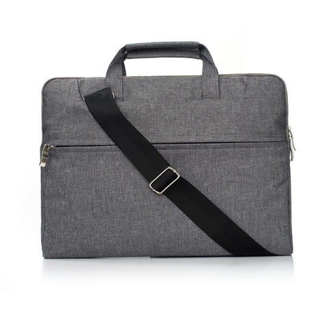 Housse pour ordinateur portable avec bandoulière 13, 14,2 pouces Gris
