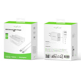 Chargeur universel USB-C Rixus RXLC26 blanc