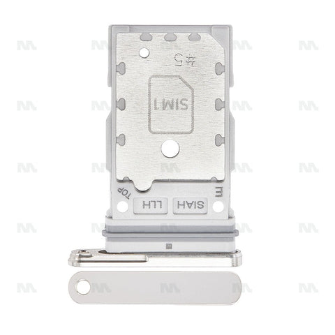 Support pour carte SIM pour Samsung Galaxy S23 Ultra S918B – Crème – OEM