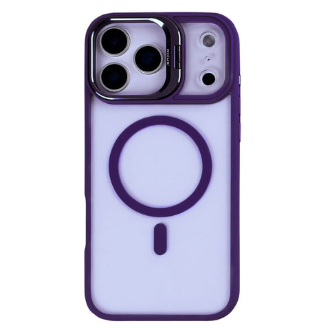 Étui Rixus Classic 03 avec MagSafe pour Apple iPhone 17 Pro Max violet foncé