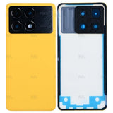 Vitre arrière Xiaomi Poco X6 Pro avec objectif jaune OEM