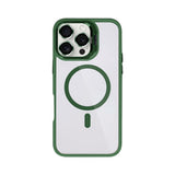 Étui Rixus Classic 03 avec MagSafe pour Apple iPhone 16 Pro vert foncé