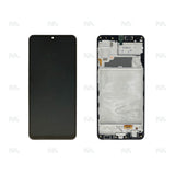 Chassis + Ecran Officiel Service Pack + Vitre pour Samsung Galaxy A22 A225F - Noir
