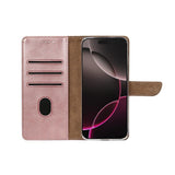 Rixus Bookcase pour Apple iPhone 17 Pro Rose