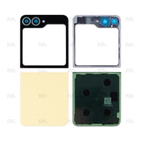 Ensemble de coques arrière Samsung Galaxy Z Flip6 F741B avec lentille jaune OEM