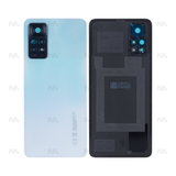 Vitre arrière pour Xiaomi Redmi Note 11 Pro avec objectif blanc polaire OEM