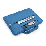 Housse pour ordinateur portable avec bandoulière 13, 14,2 pouces Bleu denim