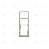Support de carte SIM argenté OEM pour Samsung Galaxy A50 A505F, A30 A305F, A20 A205F
