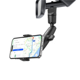 Support pour téléphone avec rétroviseur à 360 degrés Rixus RXHW65, noir