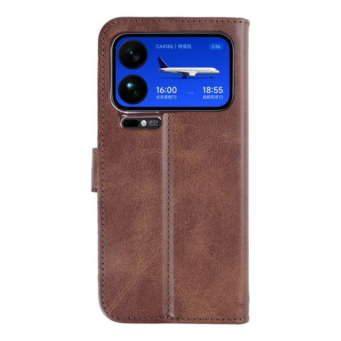 Bibliothèque Rixus pour Xiaomi 17 Pro Max Marron