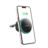 Support de ventilation Rixus RXWC12 compatible avec la recharge MagSafe - Noir