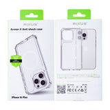 Étui antichoc Rixus Armor-X avec MagSafe pour Apple iPhone 14 Plus transparent