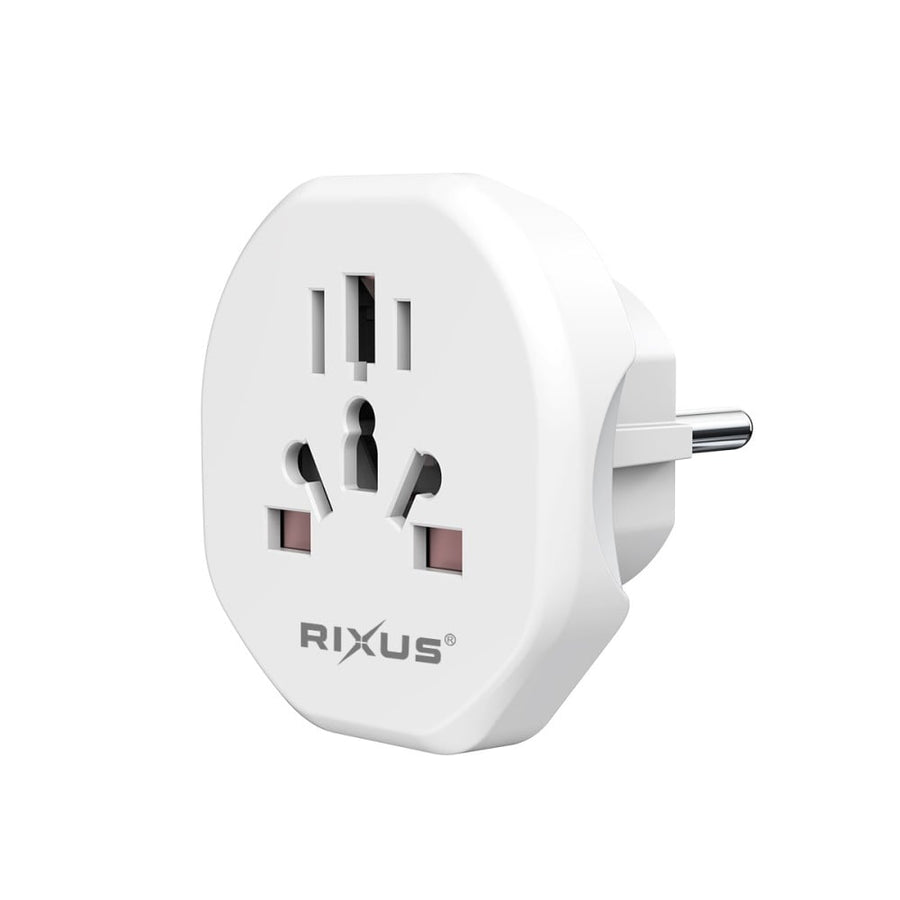 Adaptateur secteur Rixus RXHC27 pour l'UE, blanc