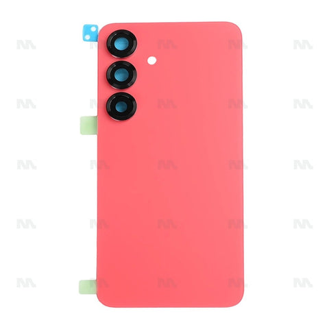 Vitre arrière pour Samsung Galaxy S25 S931B avec objectif rouge corail OEM