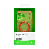 Coque SnapGrip 360 Rixus Pour Apple iPhone 17 Pro Max, 18 Pro Max Orange