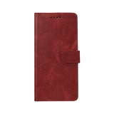 Bibliothèque Rixus pour Samsung Galaxy S25 Ultra Rouge foncé