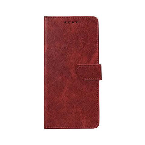 Bibliothèque Rixus pour Samsung Galaxy S25 Ultra Rouge foncé