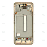 Chassis + Ecran Officiel Service Pack + Vitre pour Samsung Galaxy A53 5G A536B Peach